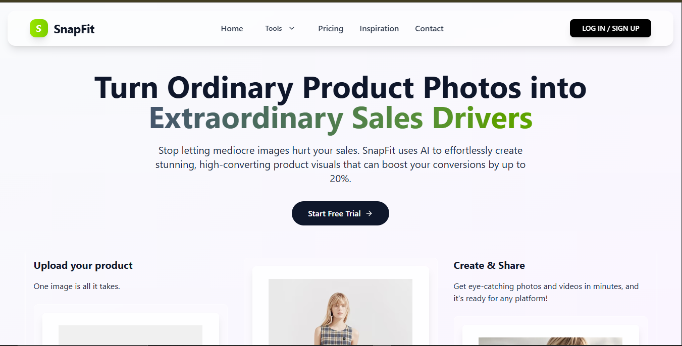 Tech StartUp Product Website