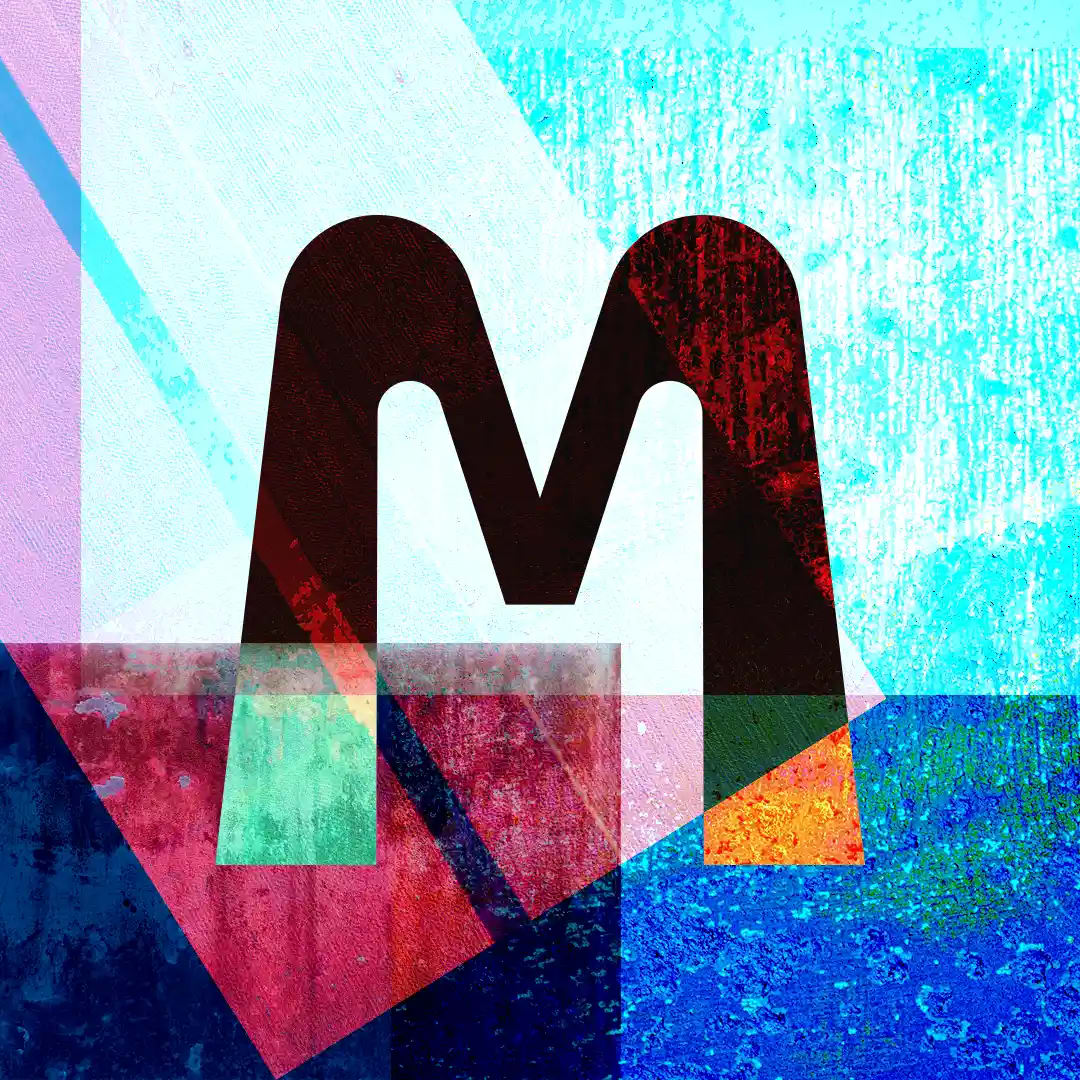 Mojaka M logo layered in textures