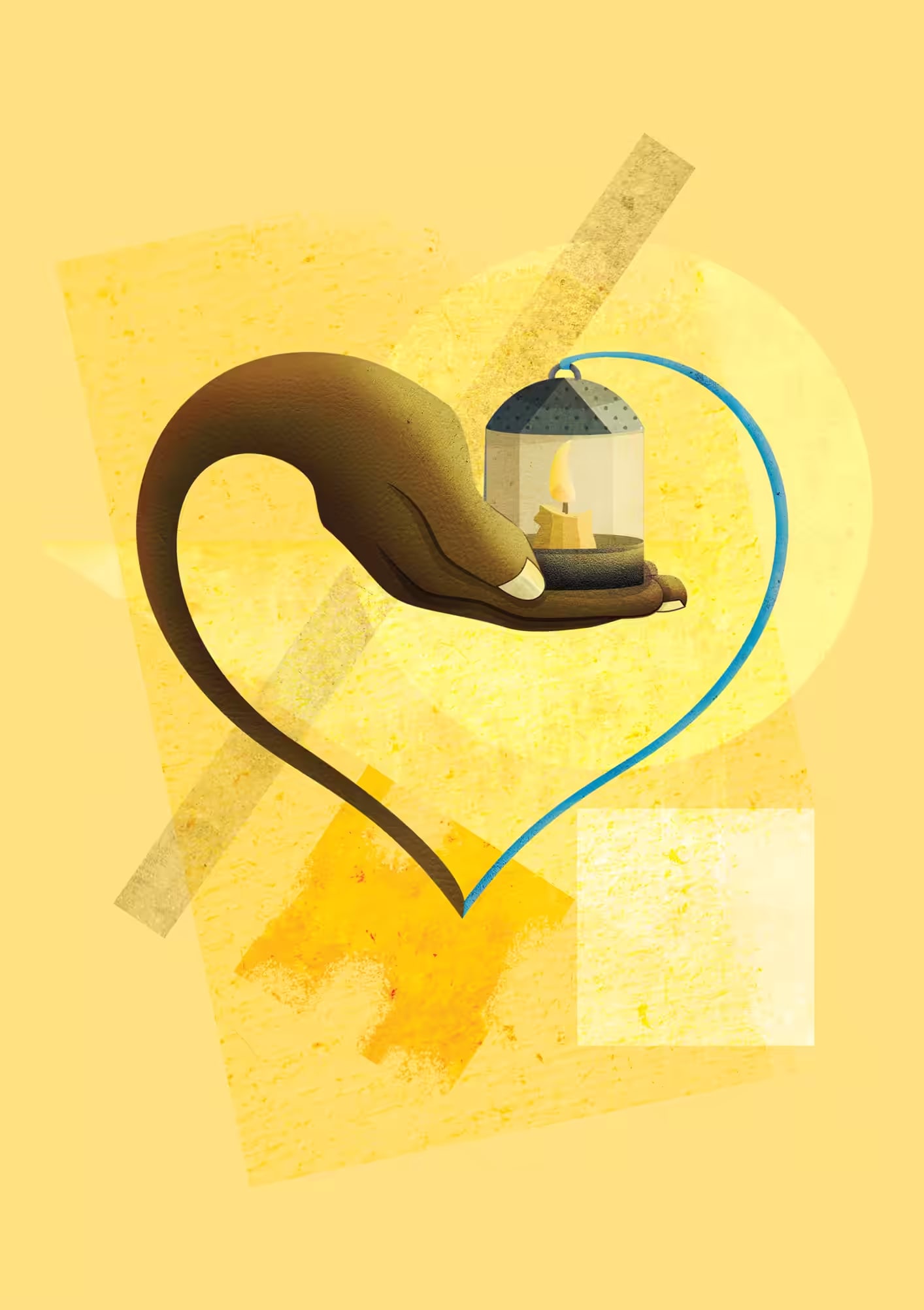 mojaka_love is hopeful a hand holding a lamp to show others the way