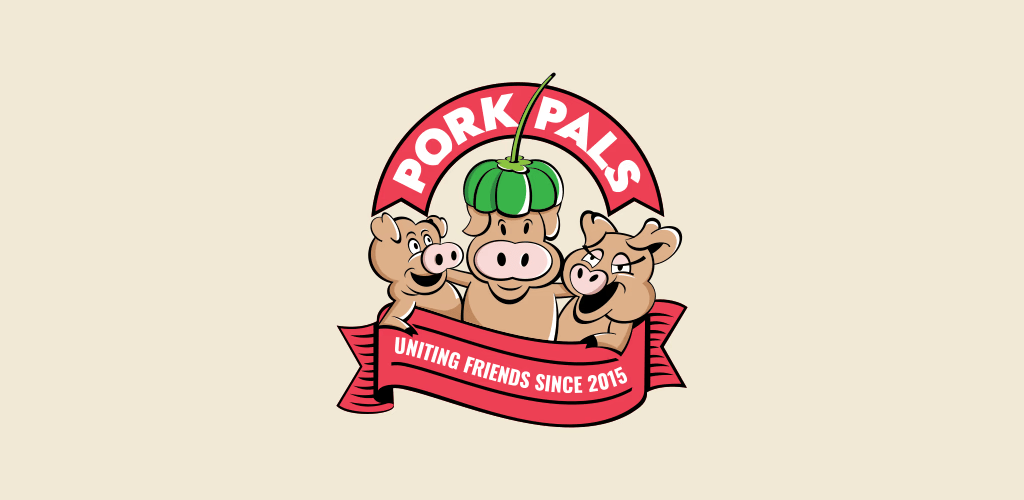 Pork pals logo in full color