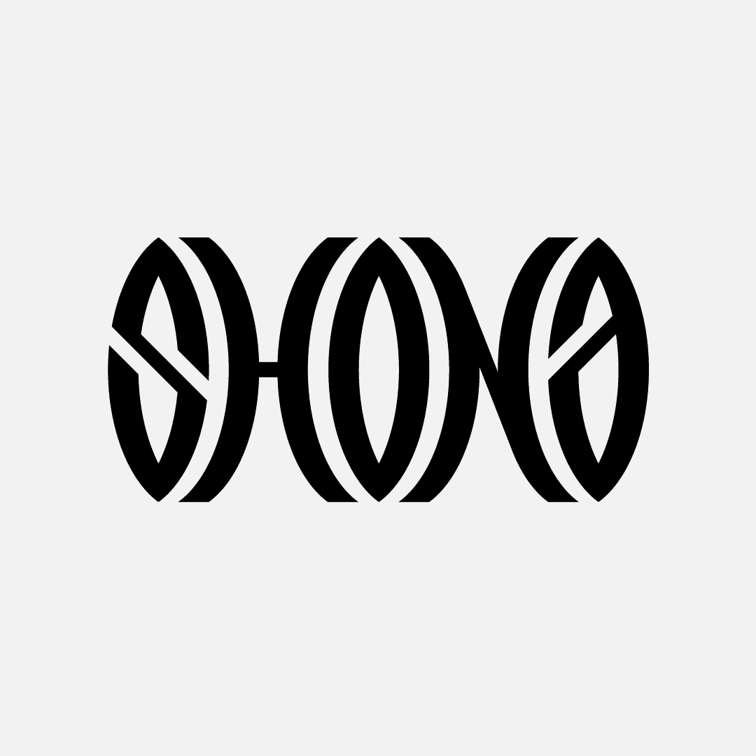 Shona black typography