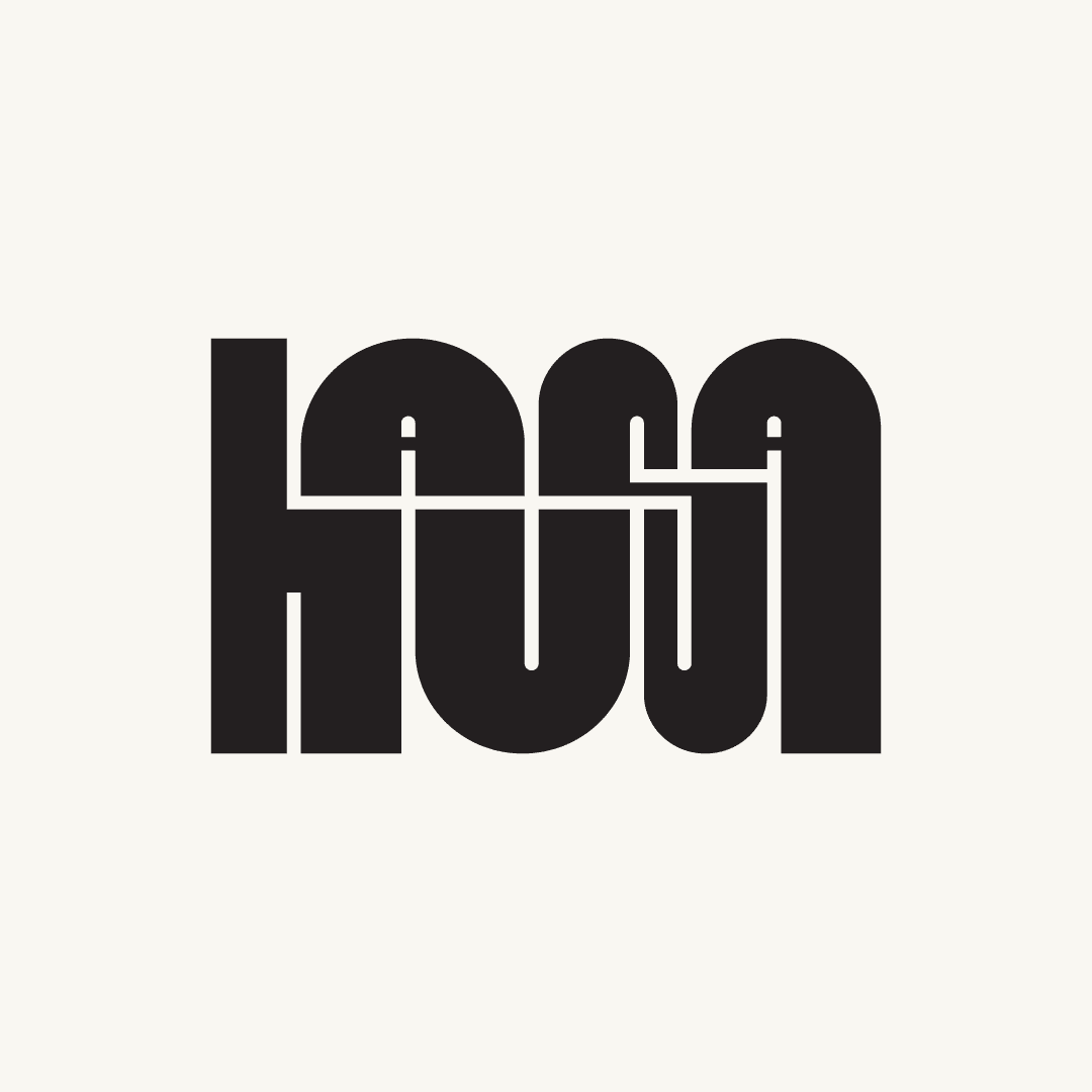 Hausa typography in black