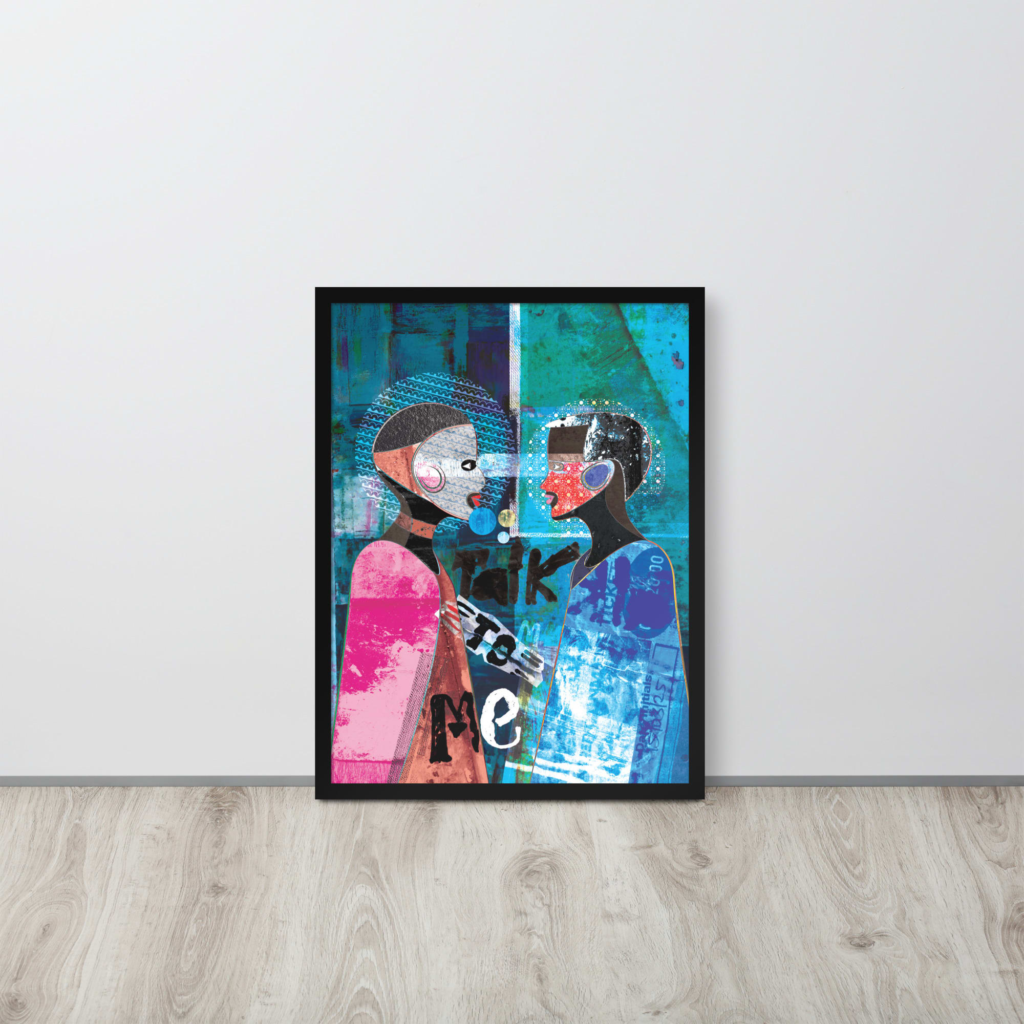 We Need To Talk Face-to-Face Art Print