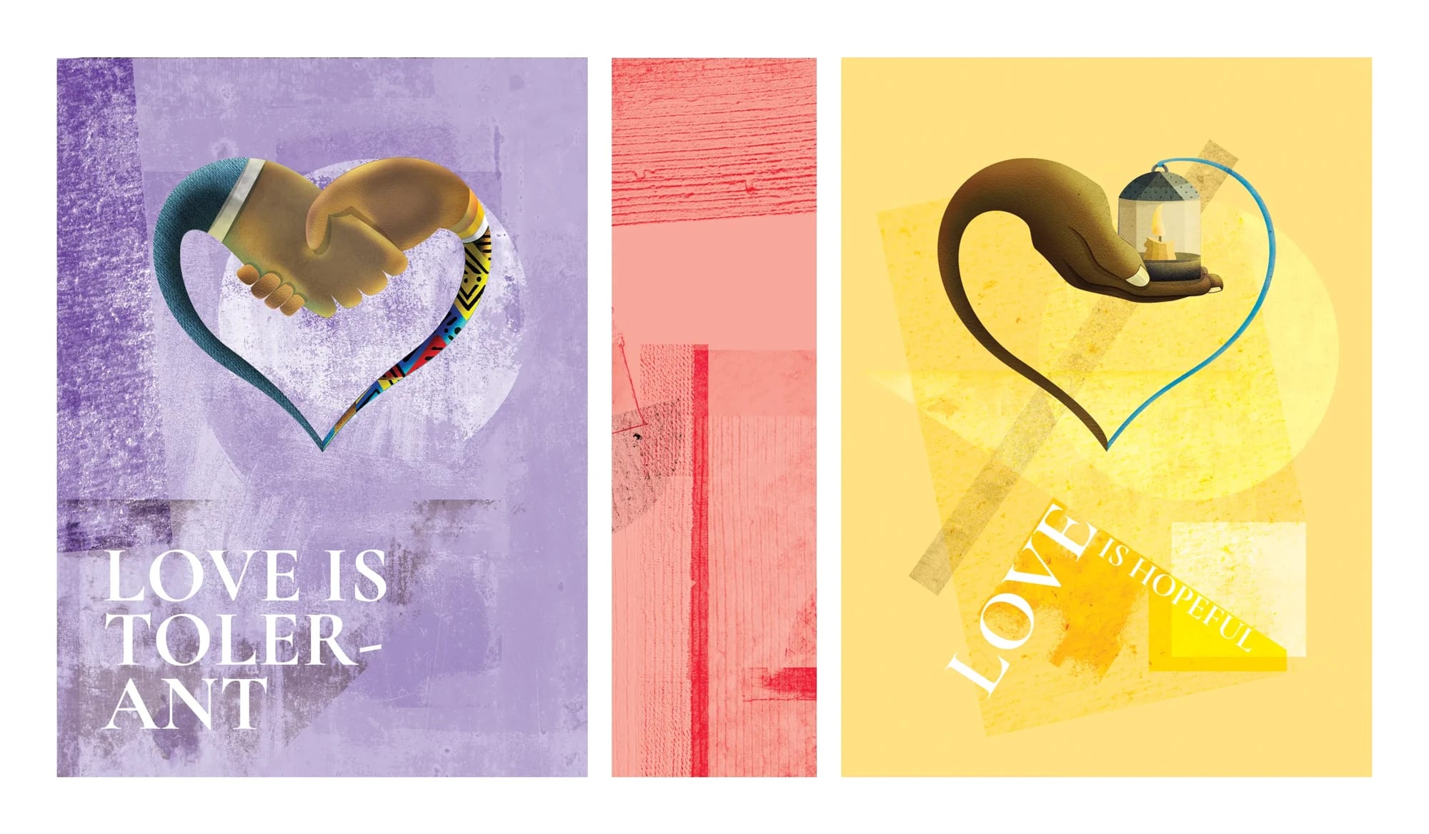 Love gratitude card series