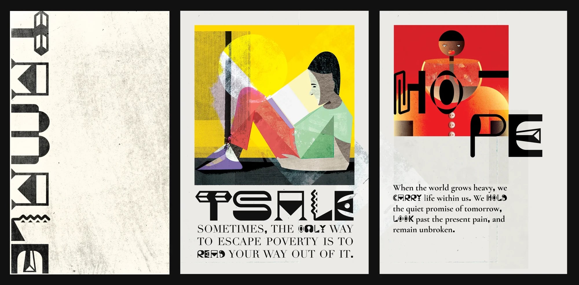 Ayalolo typographic poster compositions