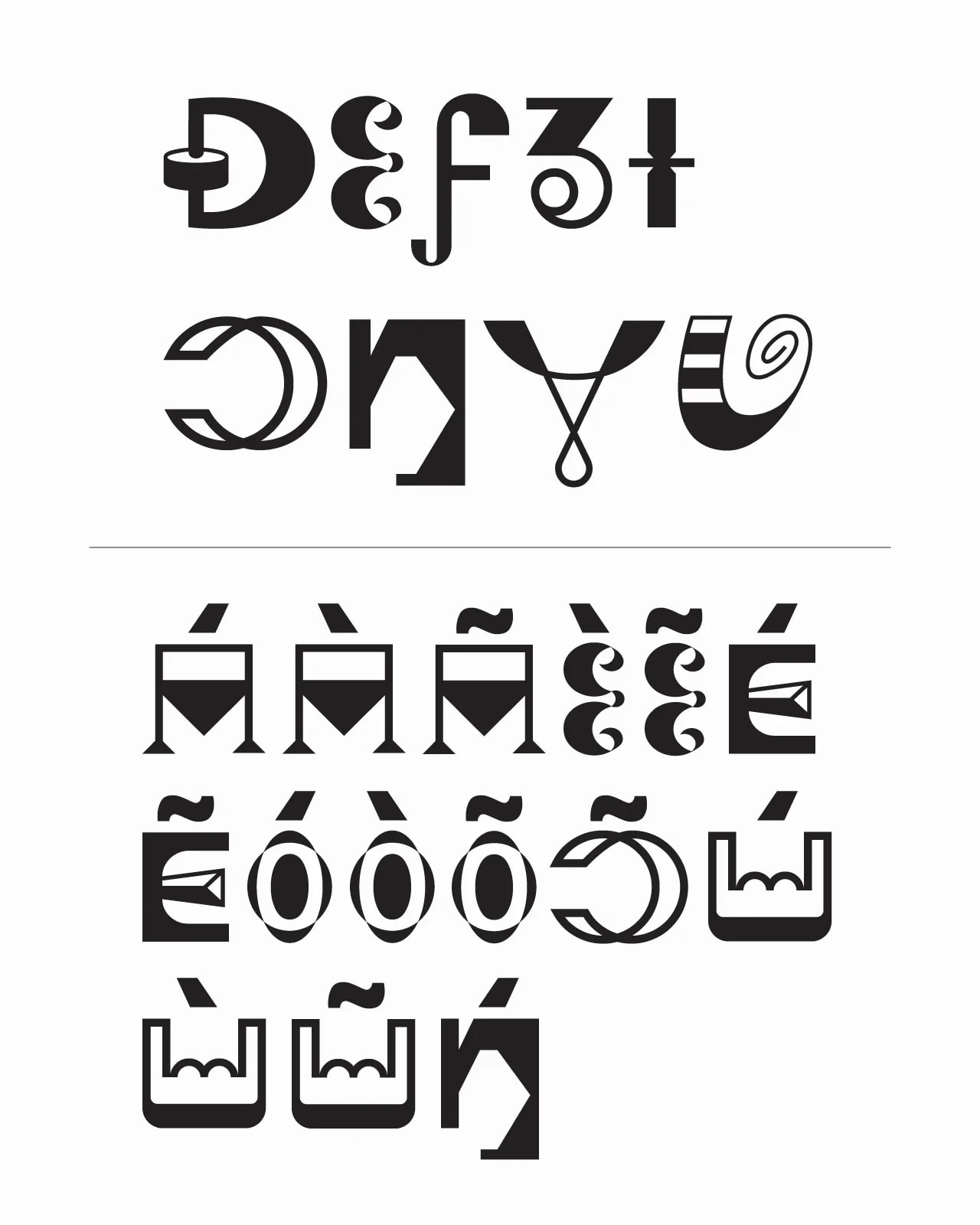 Ewe characters and accented letters