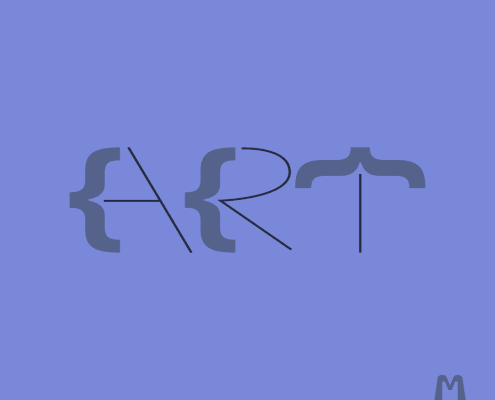 Art was never made for feeds typography