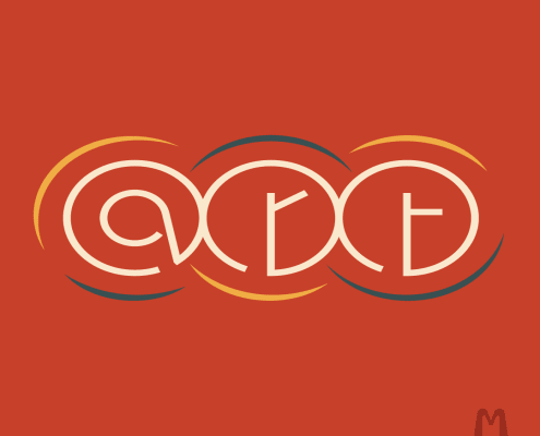 Typography art of how art drives change
