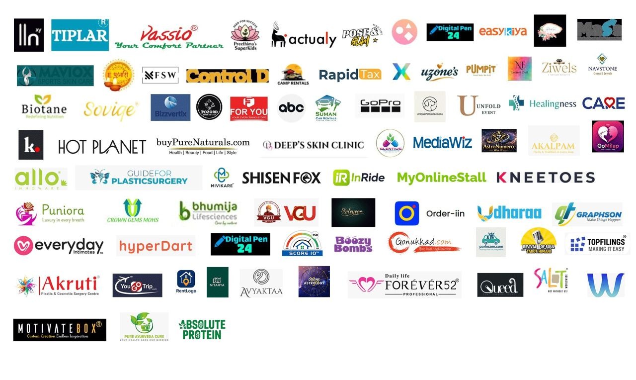 Brands working with us