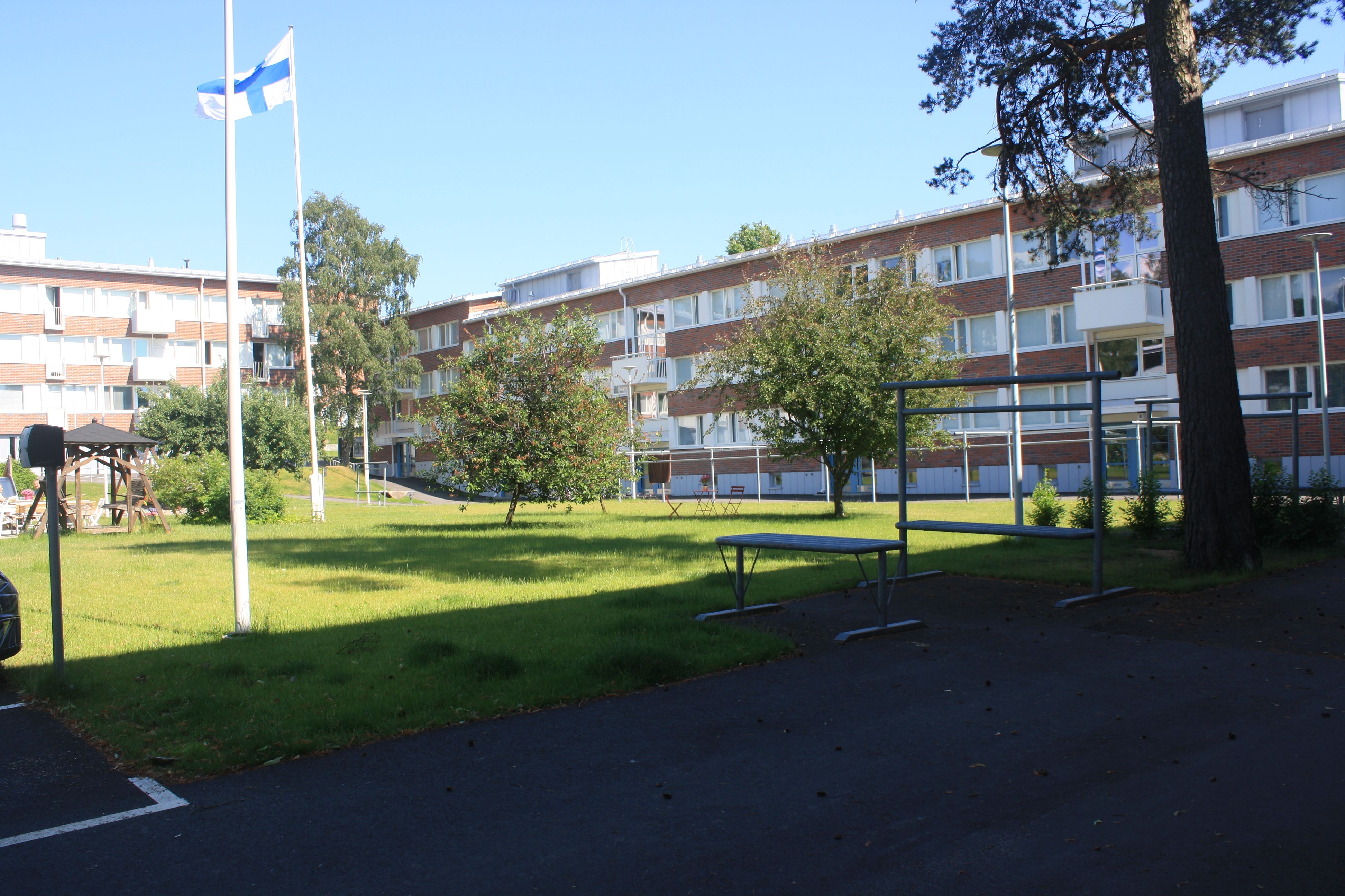 Helsingin lastensairaala Helsingin Olympiastadionin tornista