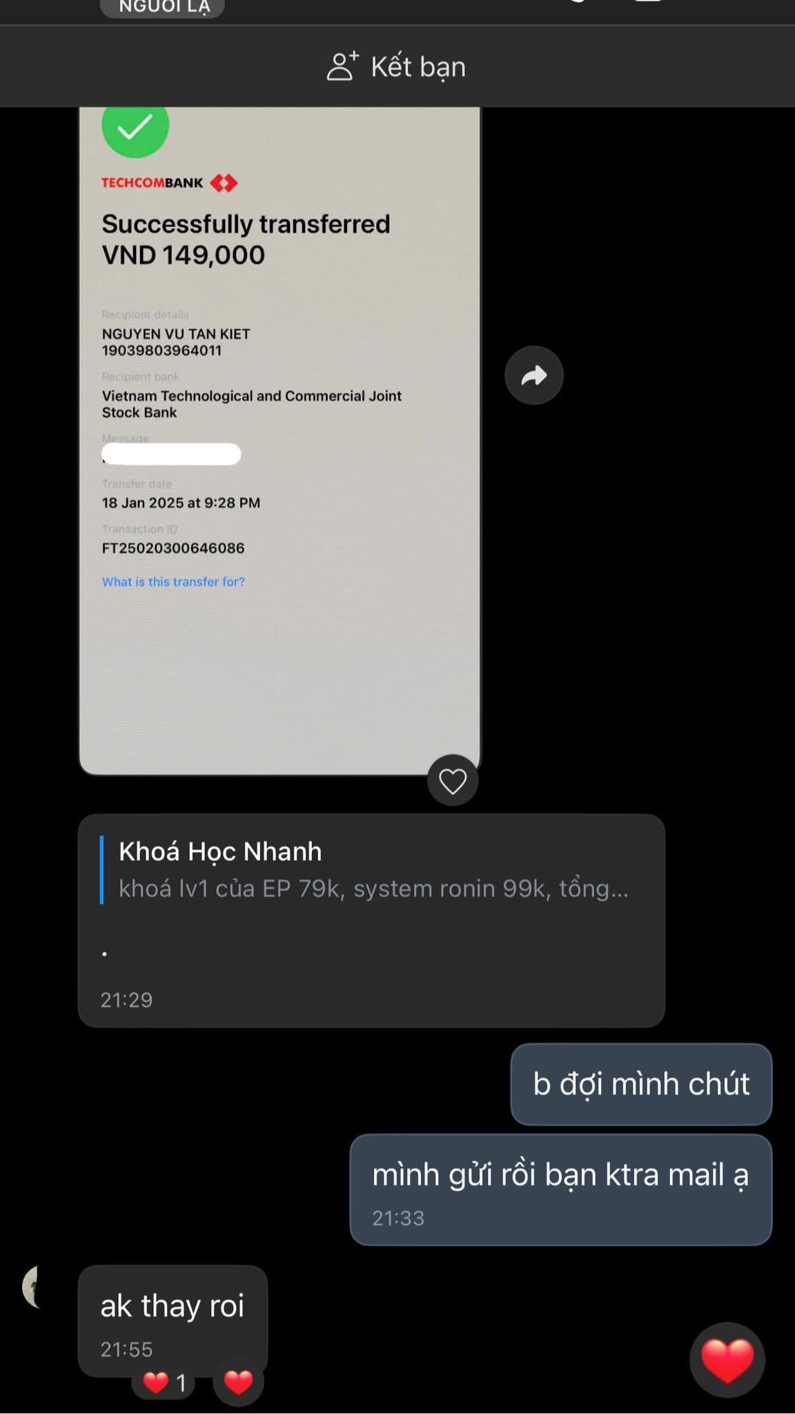 Feedback khách hàng