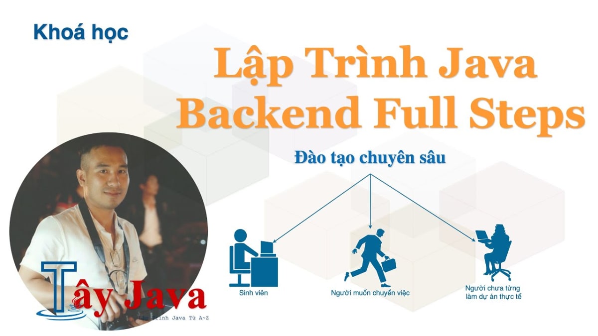 Khóa Học Lập trình Java Backend Full Steps cùng Tây Java