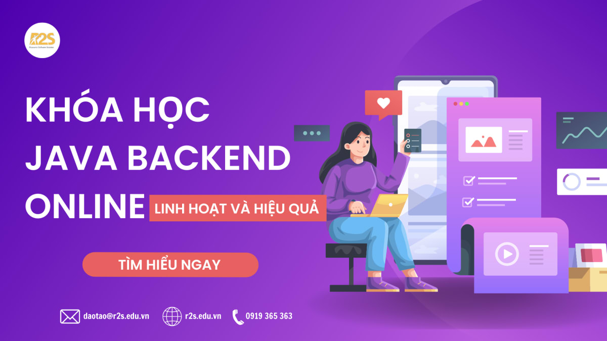Khoá Học Java back-end cùng R2S Academy
