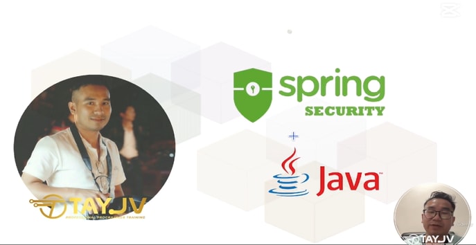 Khóa Học Bảo mật API Backend với Spring Security + JWT + RBAC cùng Tây Java