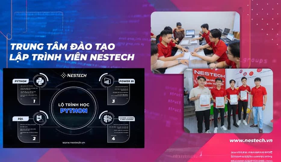 Lộ Trình Đào Tạo Lập Trình Python Tại Nestech Mới Nhất