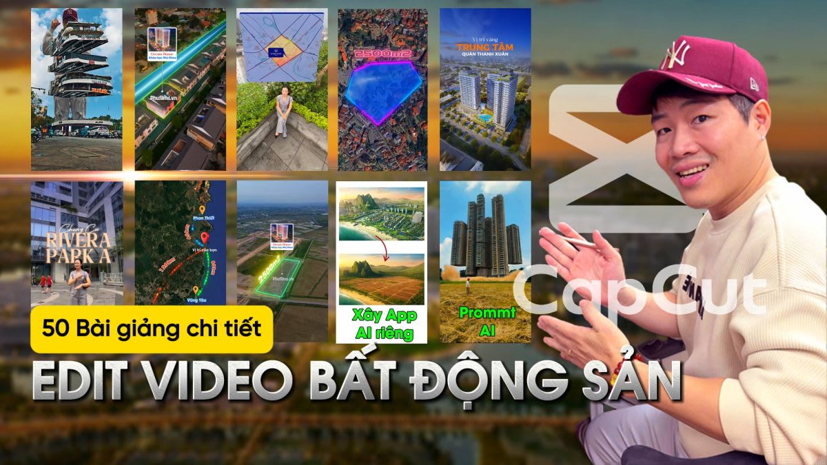 Khóa Học Edit video Bất động sản Nâng cao cùng Phú Films