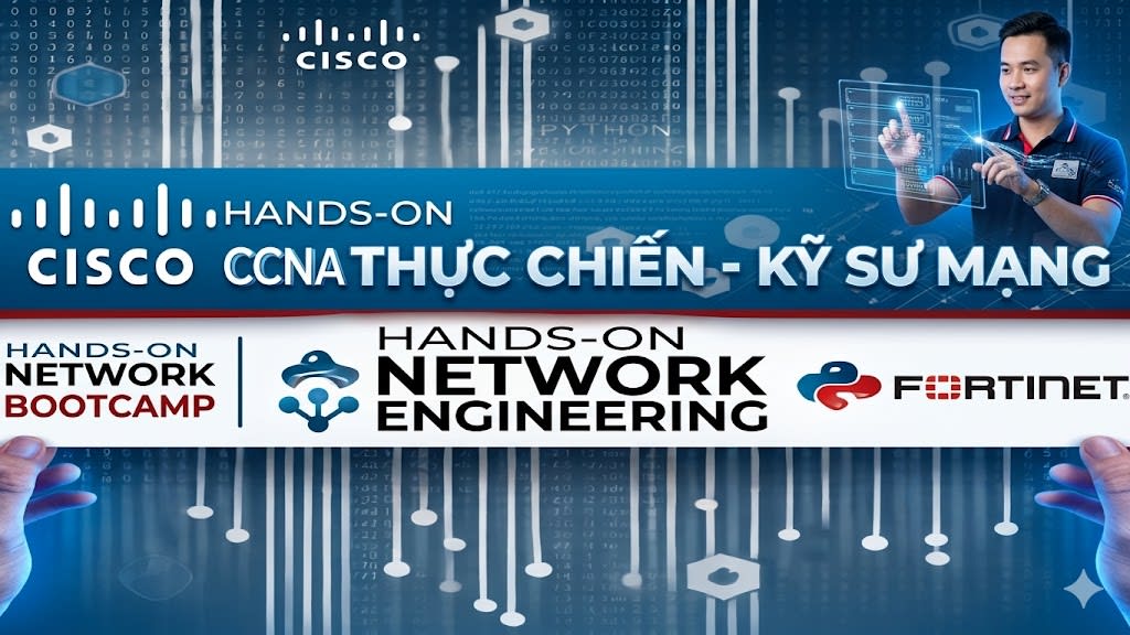 Khóa Học Hands-on Network Engineering - CCNA Thực Chiến Kỹ Sư Mạng