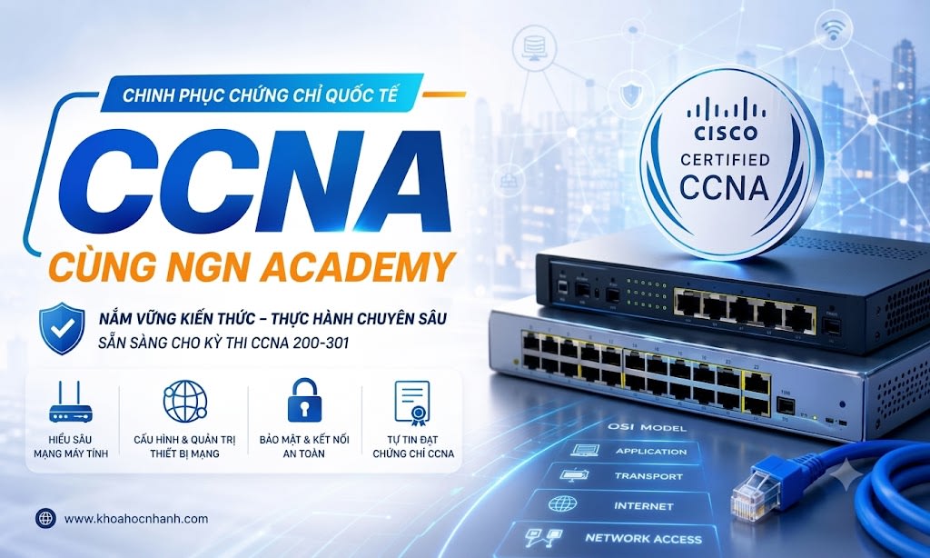 Khóa Học Cisco Certified Network Associate (CCNA) cùng NGN Networking Academy