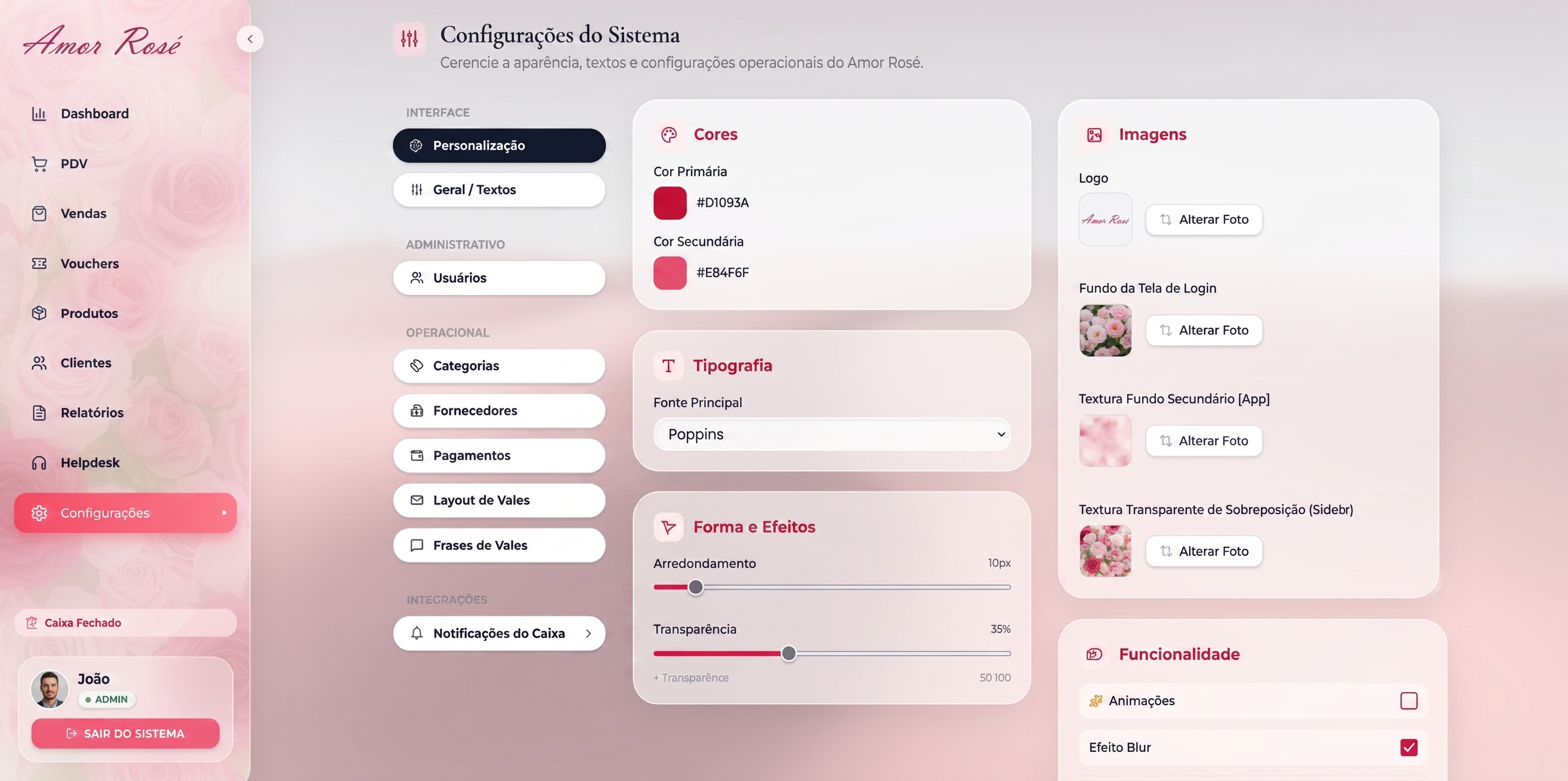 configuracoes