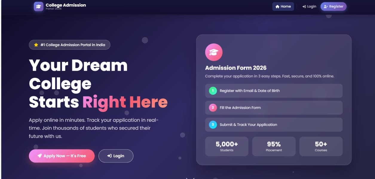College Admission Form