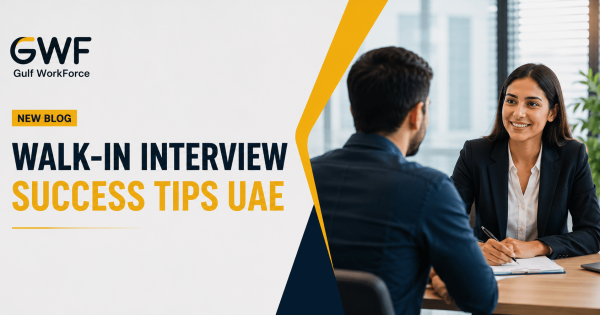 Walk-In Interview Success Tips UAE: What Recruiters Actually Look For ...