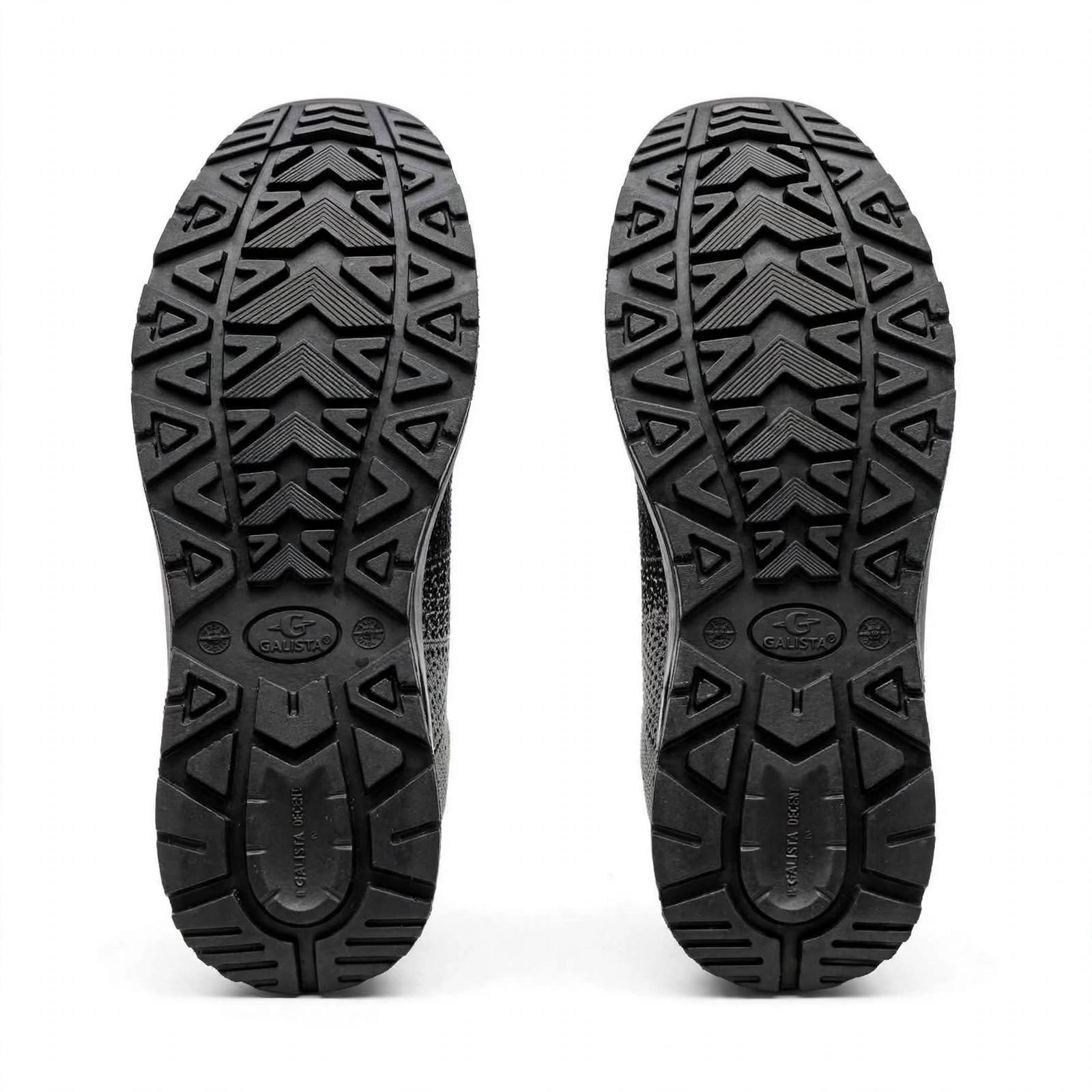 Decent Industrial Safety Shoes – Steel Toe, Anti-Skid Sole | Black-Grey 4