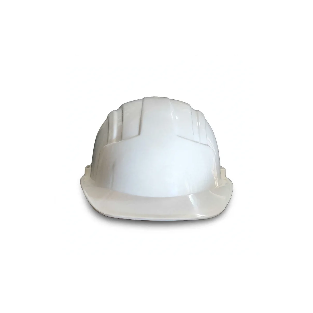 BIG ELEPHANT Ultra White Safety Helmet - Ratchet Type with Chin Strap - HDPE 2