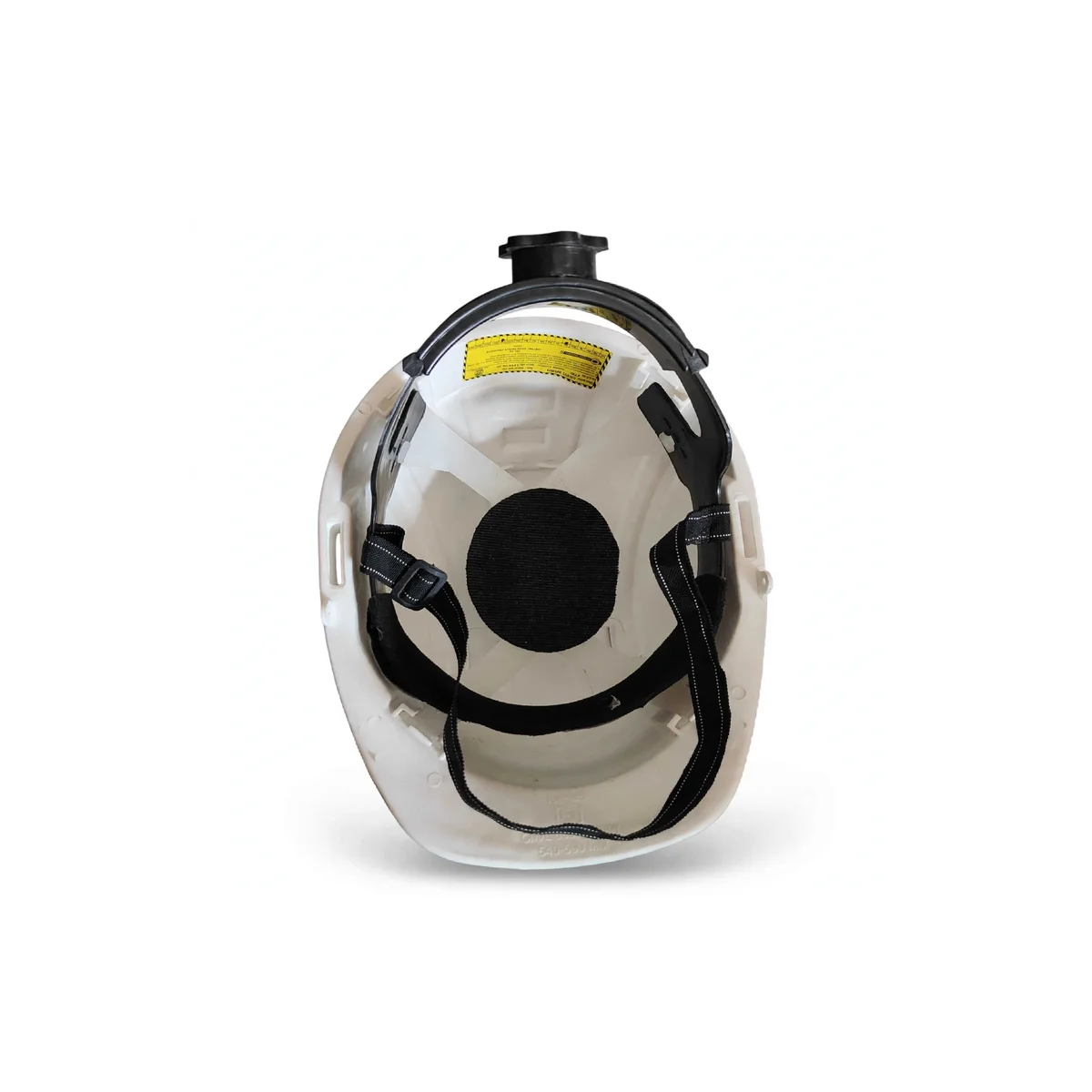 BIG ELEPHANT Ultra White Safety Helmet - Ratchet Type with Chin Strap - HDPE 3