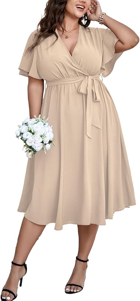 Wrap Dresses with Flowing Silhouettes