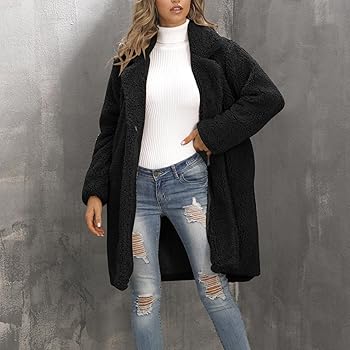 Fluffy Sherpa Jackets in Neutral Tones