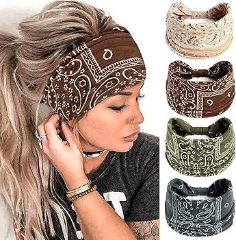 Knotted Bandana Top with Oversized Boho Printed Scarf