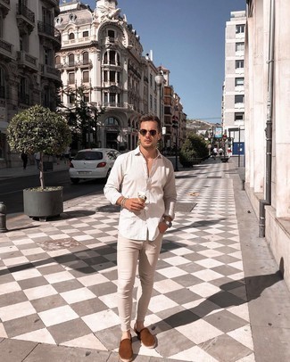 Casual Weekend Look: Oversized Tee and Skinny Jeans