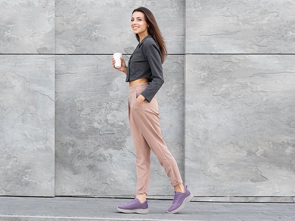 Sporty Luxe with Track Pants and Espadrille Slip-Ons