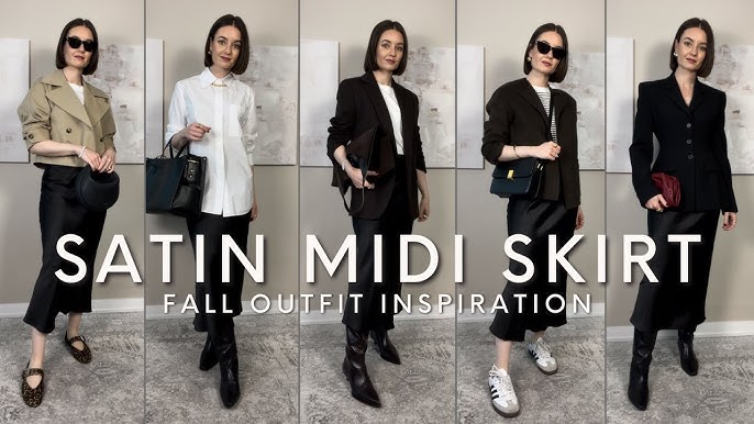 Effortless Elegance with Silk Slip Dress Under Denim Jacket