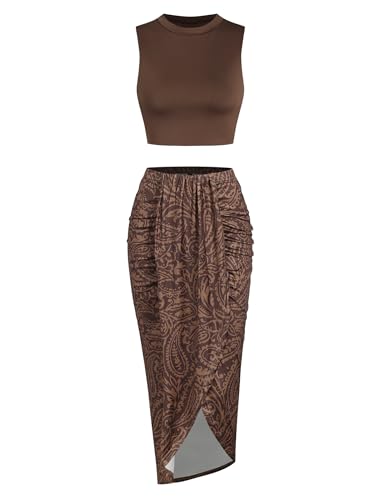 Bold Prints: Animal Print Skorts with Solid Tops