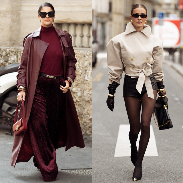 Urban Edge: Leather Skorts with Chunky Sneakers