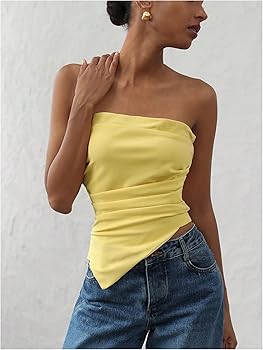 Asymmetric Hem Tops with Skinny Jeans