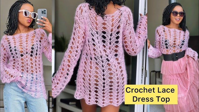 Delicate Crochet Cardigan over a Silk Camisole