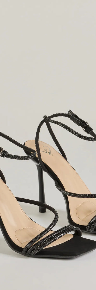 Effortless Glam: Metallic Maxi Dress with Strappy Heels