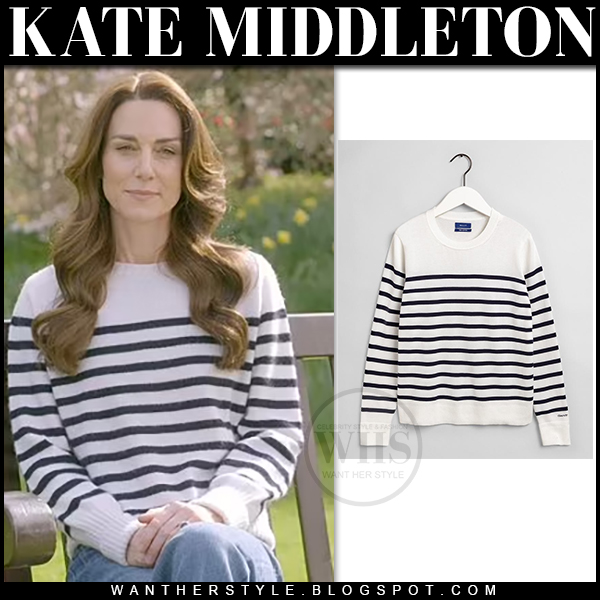 Classic Breton Sweater Styled with Cropped Jeans