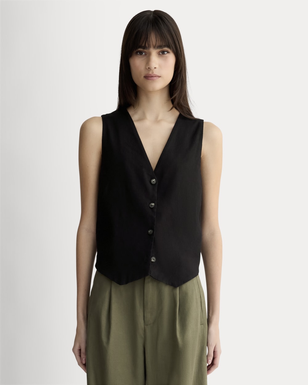 Relaxed Fit Sweater Paired with Tailored Shorts