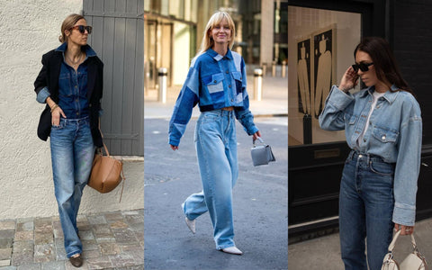 Denim-on-Denim with a Structured Blazer Twist