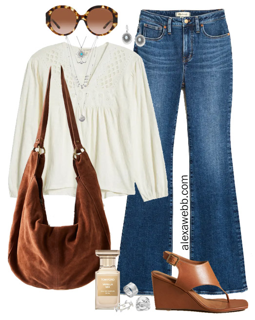 Boho Vibes with Flowing Peasant Blouses and Bootcut Denim