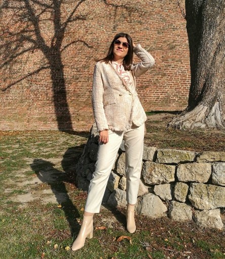 Monochrome Magic: All-Beige Ensemble