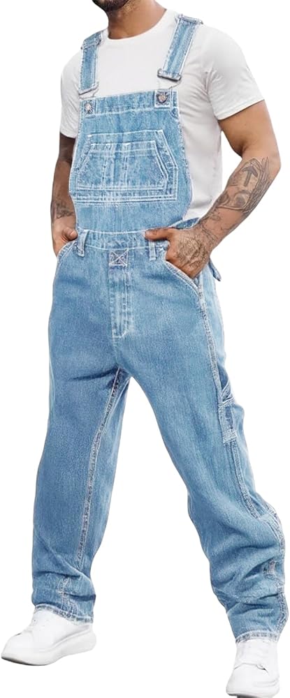 Relaxed Fit Jumpsuit Paired with White Sneakers