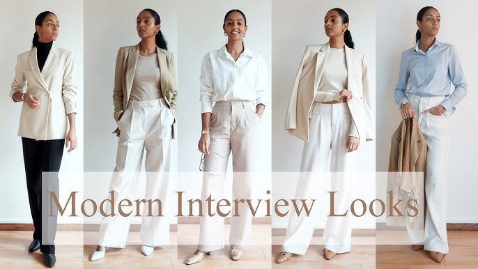 Powerfully Polished: Crisp White Shirt and Tailored Trousers
