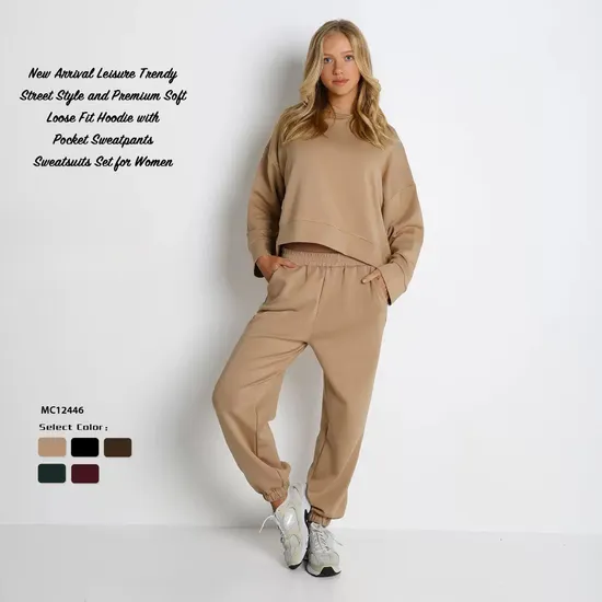 Relaxed Weekend: Soft Hoodie and Loose Fit Khakis