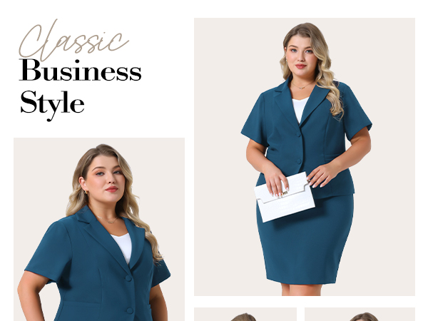 Sophisticated Office Look with Blazers