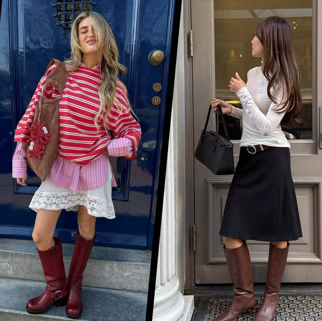 Neutral Trench Coat Styled with Slip Dress and Tall Boots