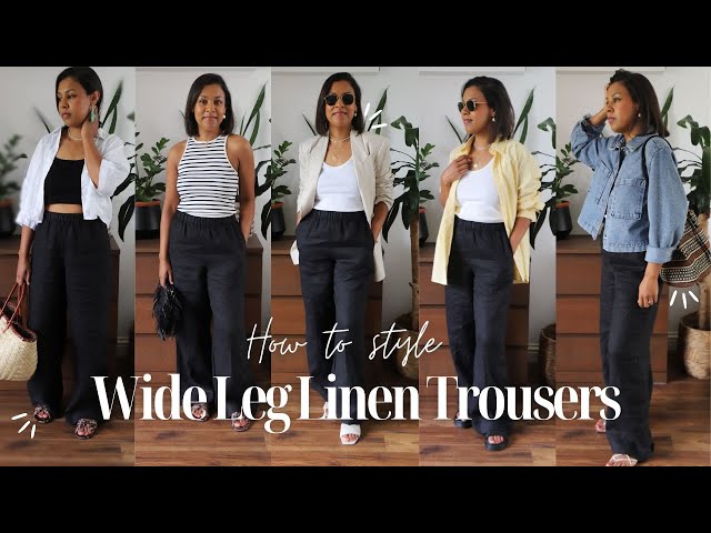 Summer Flow: Lightweight Linen Wide Legs